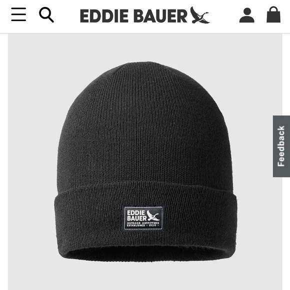 🆕 Brand New - Eddie Bauer Thistle Wide Cuff Beanie Hat - Picture 1 of 4